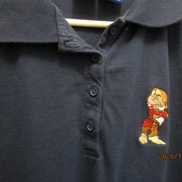 Disney Grumpy Sleeveless Polo Blue Size 2X - Picture 5 of 10